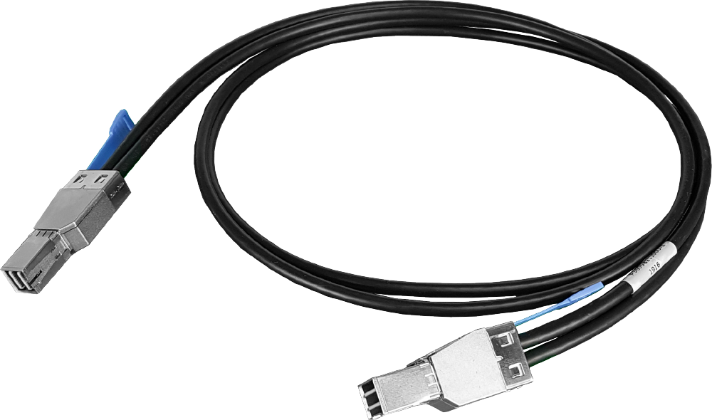 Cables:SFF-8644, 12 Gbps per lane, 2m