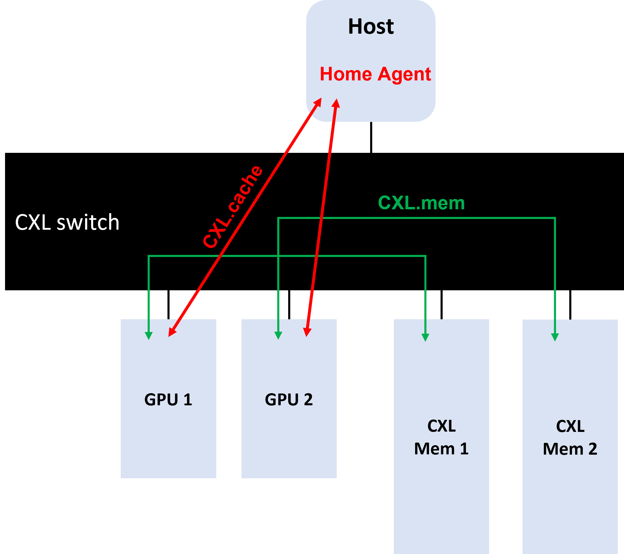 CXL GPU memory access and cache coherence