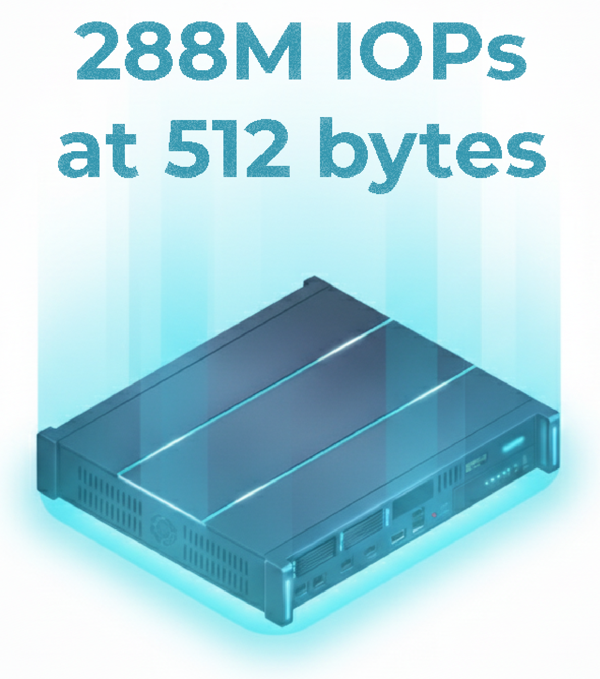 Breakthrough Performance — More than 200M IOPS with Gen6 Fabric